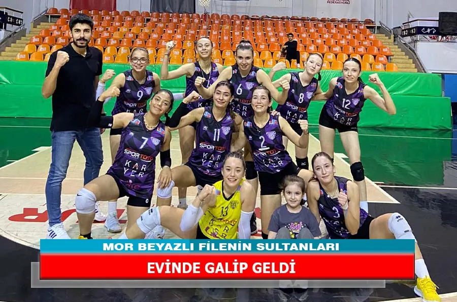 MOR BEYAZLI FİLENİN SULTANLARI EVİNDE GALİP GELDİ 