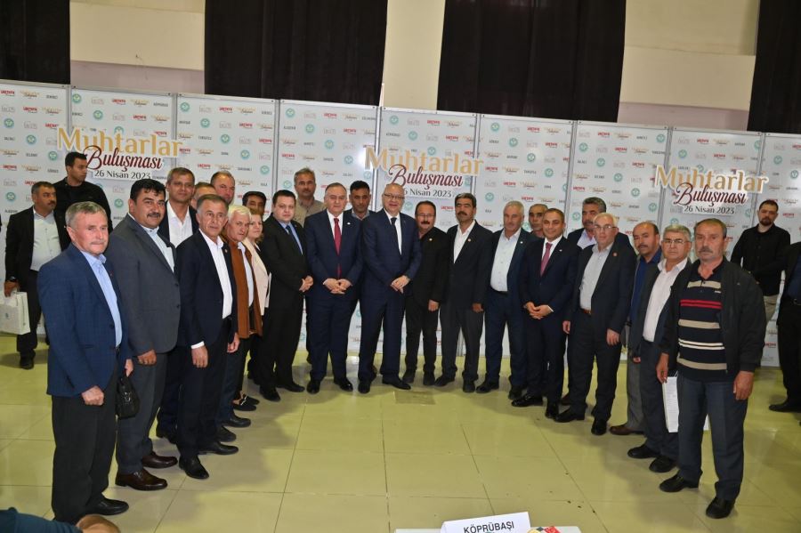 BAŞKAN ERGÜN MUHTARLARLA BULUŞTU