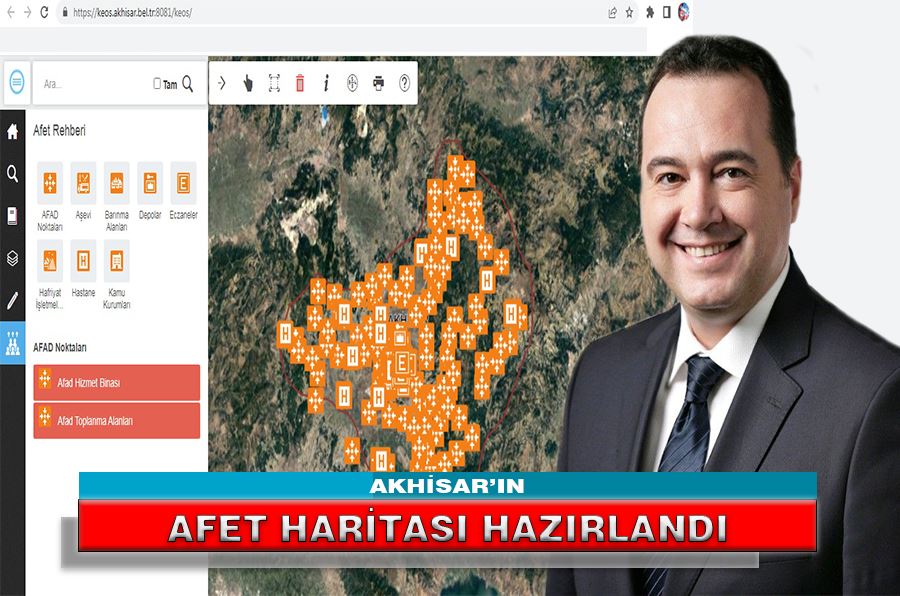 AKHİSAR’IN AFET HARİTASI HAZIRLANDI
