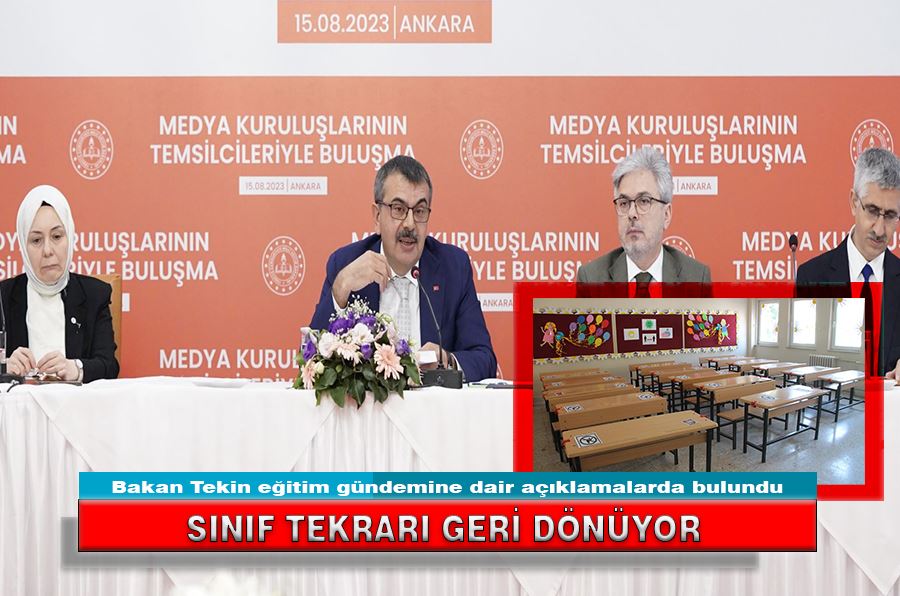 SINIF TEKRARI GERİ DÖNÜYOR