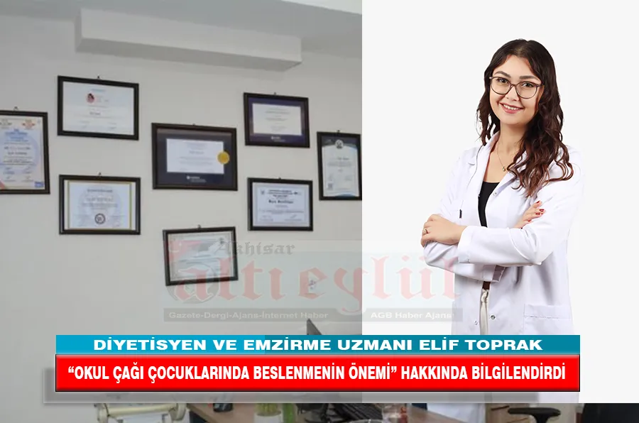“OKUL ÇAĞI ÇOCUKLARINDA BESLENMENİN ÖNEMİ” HAKKINDA BİLGİLENDİRDİ