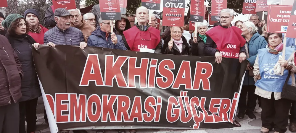 AKHİSAR DEMOKRASİ GÜÇLERİ, ASGARİ ÜCRETE TEPKİ GÖSTERDİ