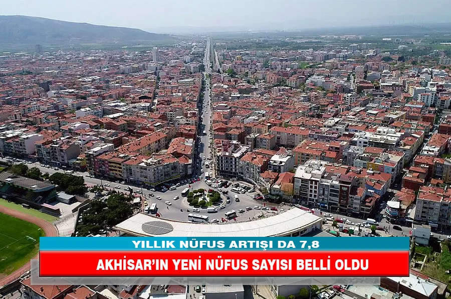 AKHİSAR’IN YENİ NÜFUS SAYISI BELLİ OLDU