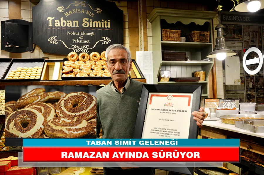 TABAN SİMİT GELENEĞİ RAMAZAN AYINDA SÜRÜYOR