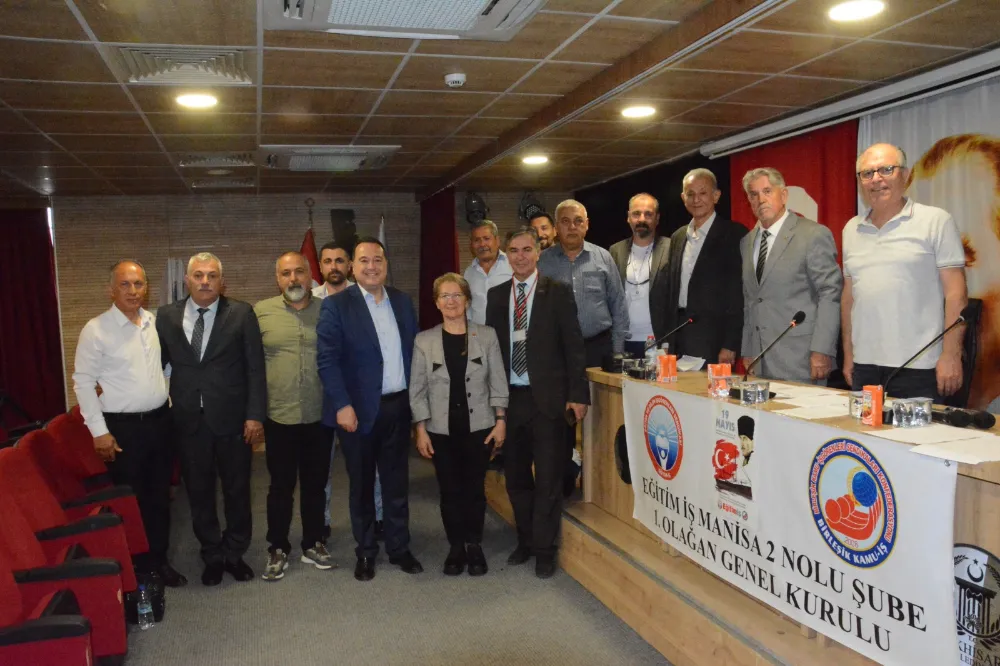 EĞİTİM İŞ MANİSA 2 NOLU ŞUBE BAŞKANI BEDİRHANOĞLU GÜVEN TAZELEDİ
