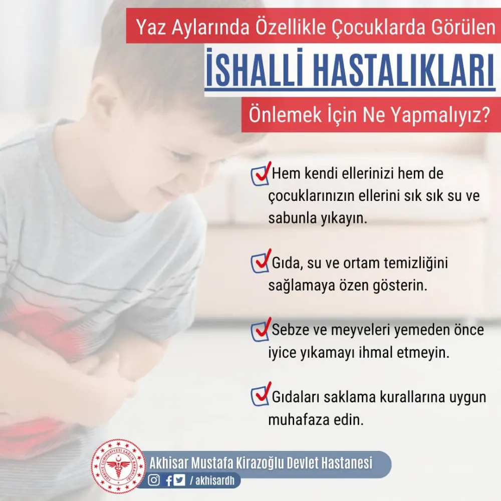 İSHALLİ HASTALIKLARI ÖNLEMEK NELER YAPMALIYIZ?