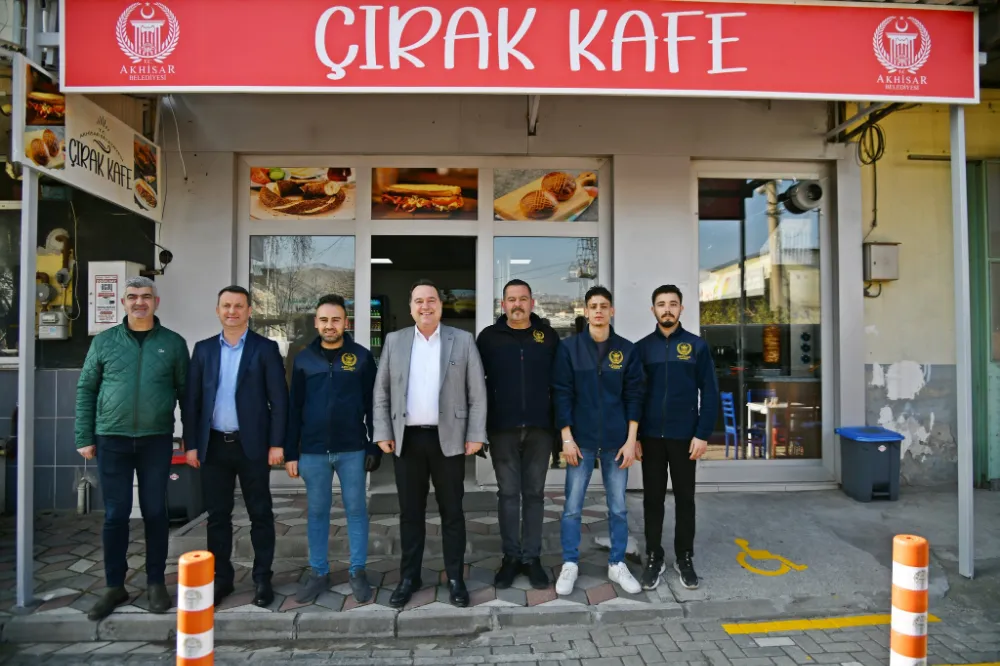 AKHİSAR BELEDİYESİ ÇIRAK KAFE’Yİ HİZMETE AÇTI