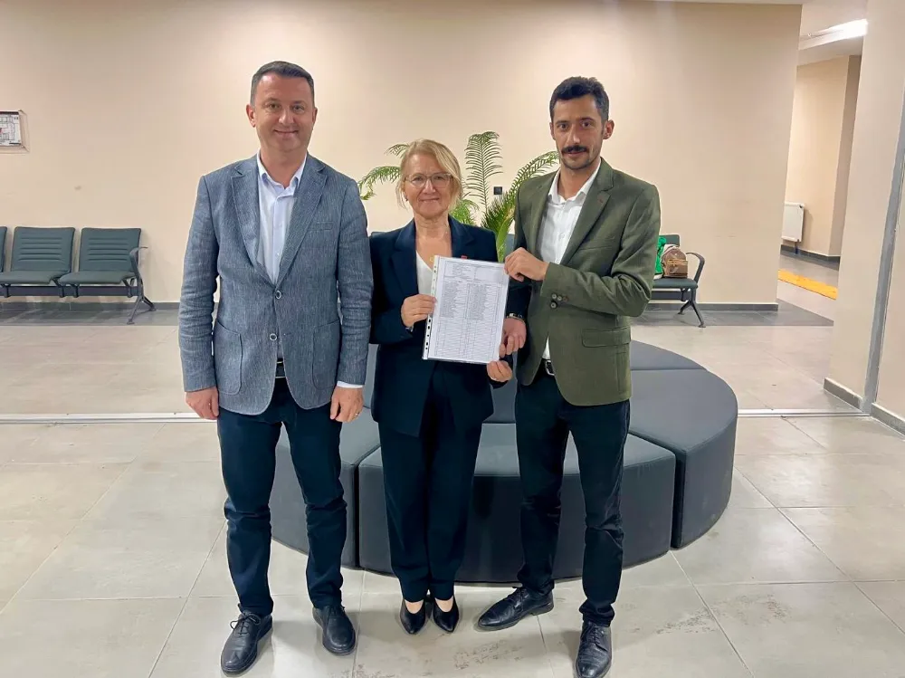 HAYRİYE HACET MAZBATASINI ALDI