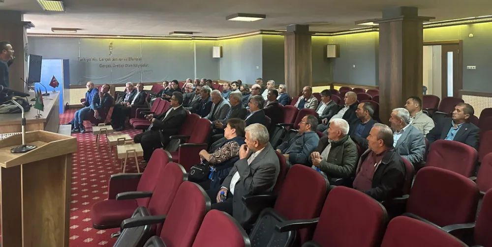 İLÇE TARIM MÜDÜRLÜĞÜ TARIM SAYIMI İÇİN MUHTARLARLA TOPLANTI YAPTI