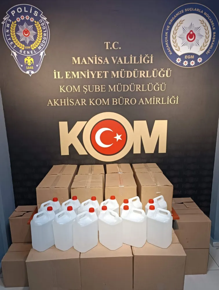 440 LİTRE ETİL ALKOL ELE GEÇİRİLDİ