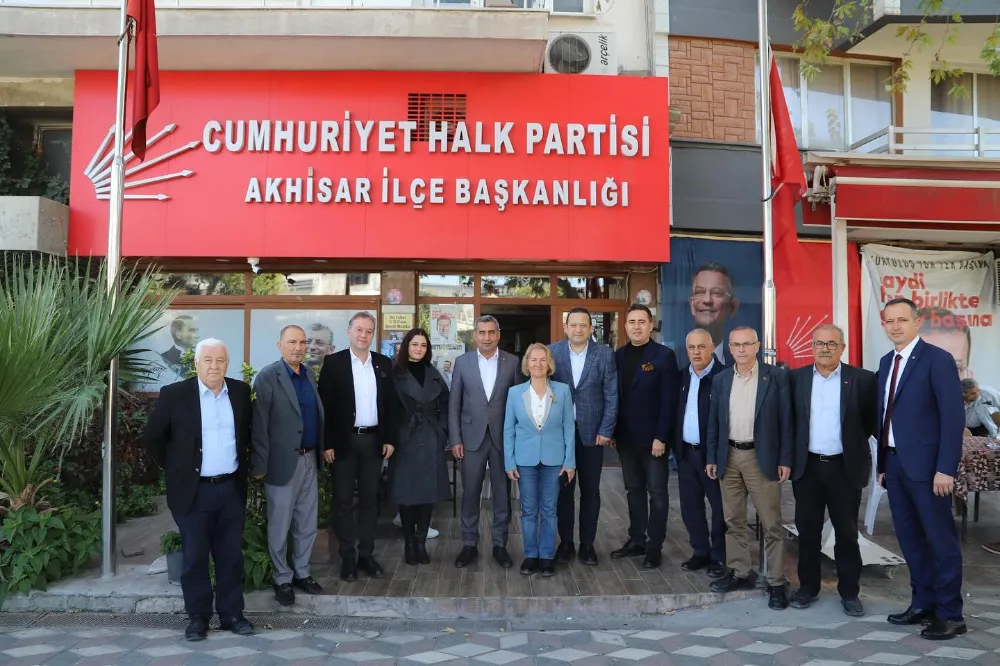 ATSO’DAN CHP AKHİSAR İLÇE BAŞKANLIĞI’NA ZİYARET
