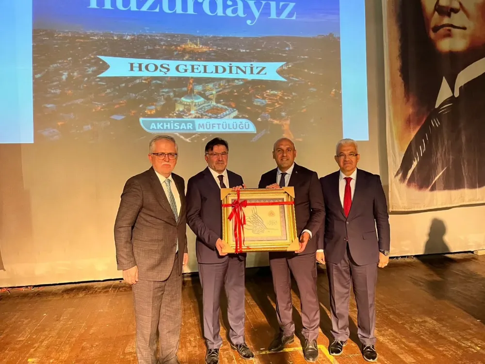 AKHİSAR’DA DİN GÖREVLİLERİ HAFTASI COŞKUYLA KUTLANDI
