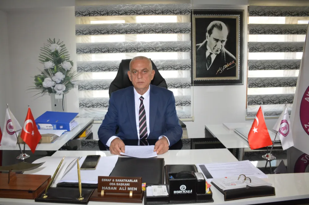 ESNAF ODASI BAŞKANI MEN’DEN KASAP ESNAFINA YÖNELİK SÖYLEMLERE TEPKİ