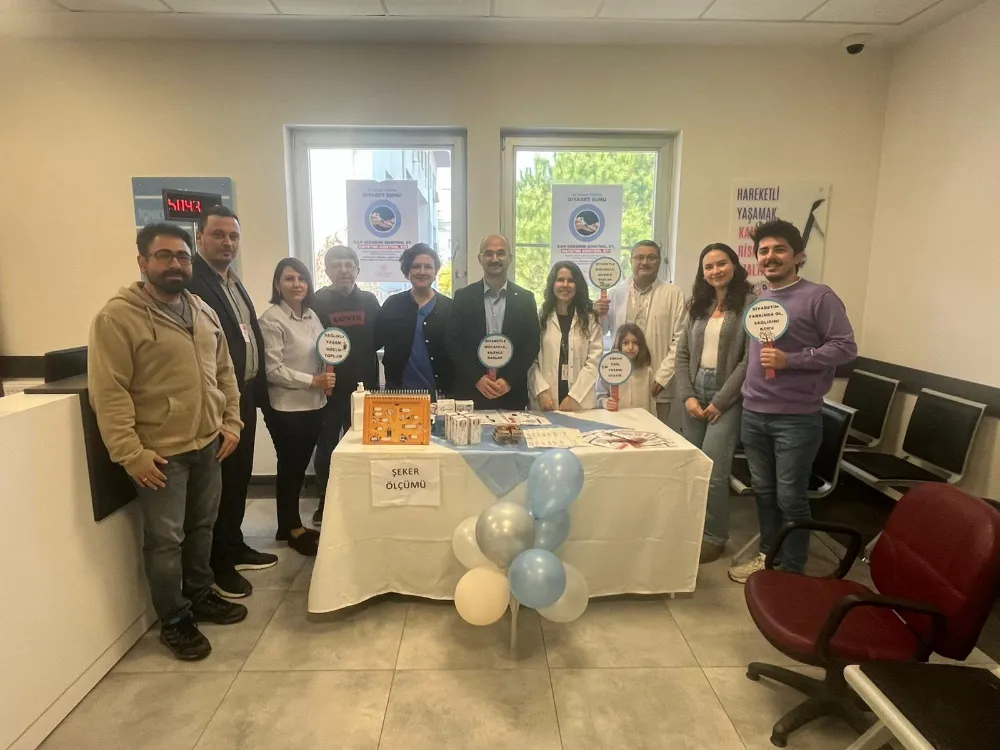 KİRAZOĞLU DEVLET HASTANESİ’NDE DÜNYA DİYABET GÜNÜ FARKINDALIK ETKİNLİĞİ 