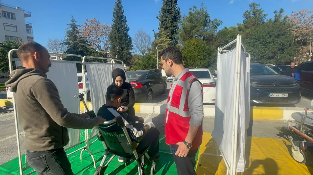 KİRAZOĞLU DEVLET HASTANESİNDE DEPREM TATBİKATI YAPILDI