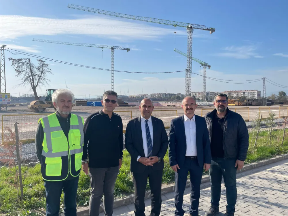 KAYMAKAM CAN YENİ HASTANE İNŞAATINI İNCELEDİ