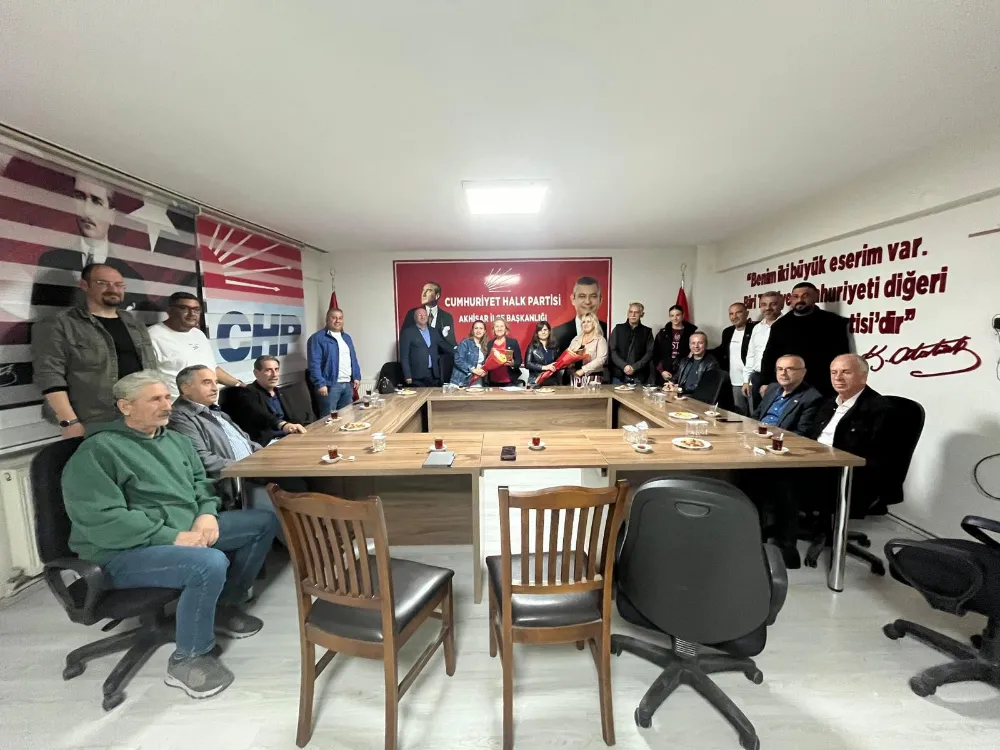 ALEVİ KÜLTÜR DERNEĞİ’NDEN CHP İLÇE BAŞKANLIĞINA TEBRİK ZİYARETİ