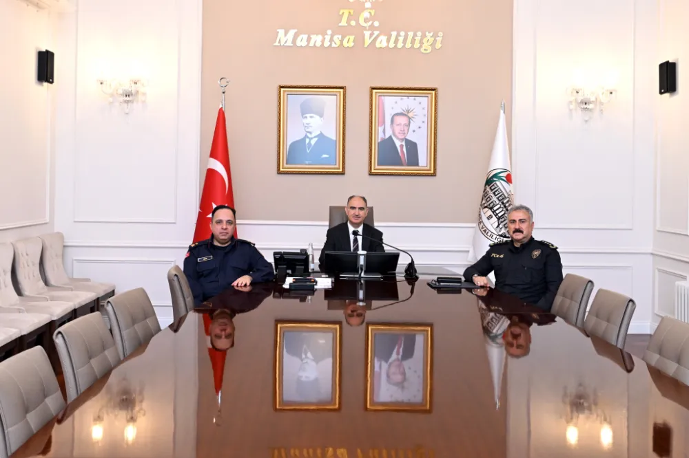 VALİ ÖZKAN, KASIM AYI ASAYİŞ RAPORUNU AÇIKLADI: “MANİSA’NIN HUZURU İÇİN KARARLIYIZ”
