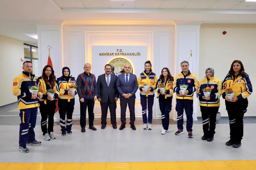 AKHİSAR’DA ACİL SAĞLIK HİZMETLERİ HAFTASI KAPSAMINDA ZİYARET