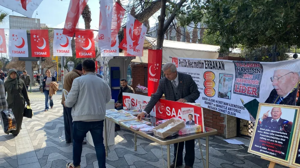 AKHİSAR SAADET PARTİSİ, NECMETTİN ERBAKAN’I ANDI