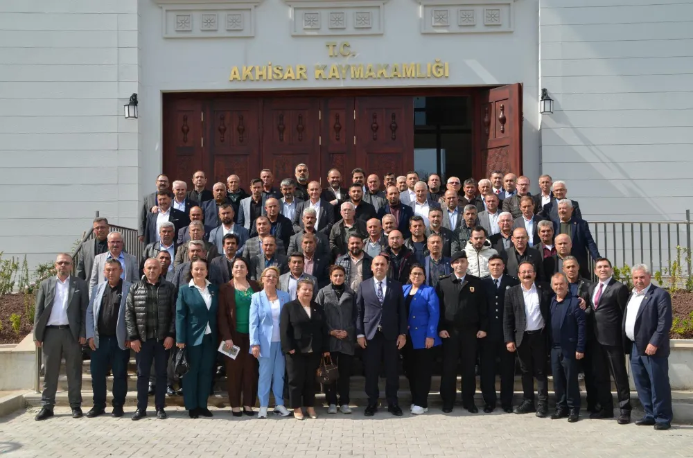 MUHTARLAR TOPLANTISI KAYMAKAMLIK KONFERANS SALONUNDA GERÇEKLEŞTİRİLDİ