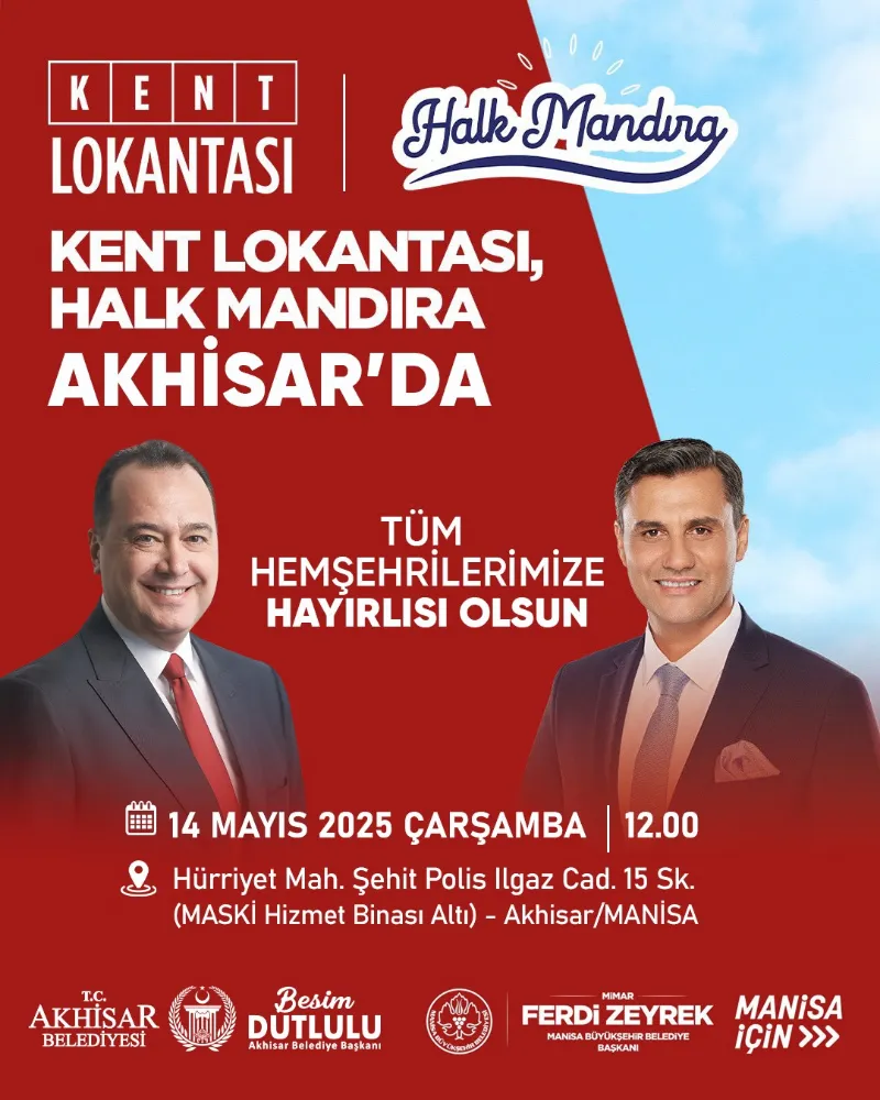 KENT LOKANTASI VE HALK MANDIRA AÇILIYOR