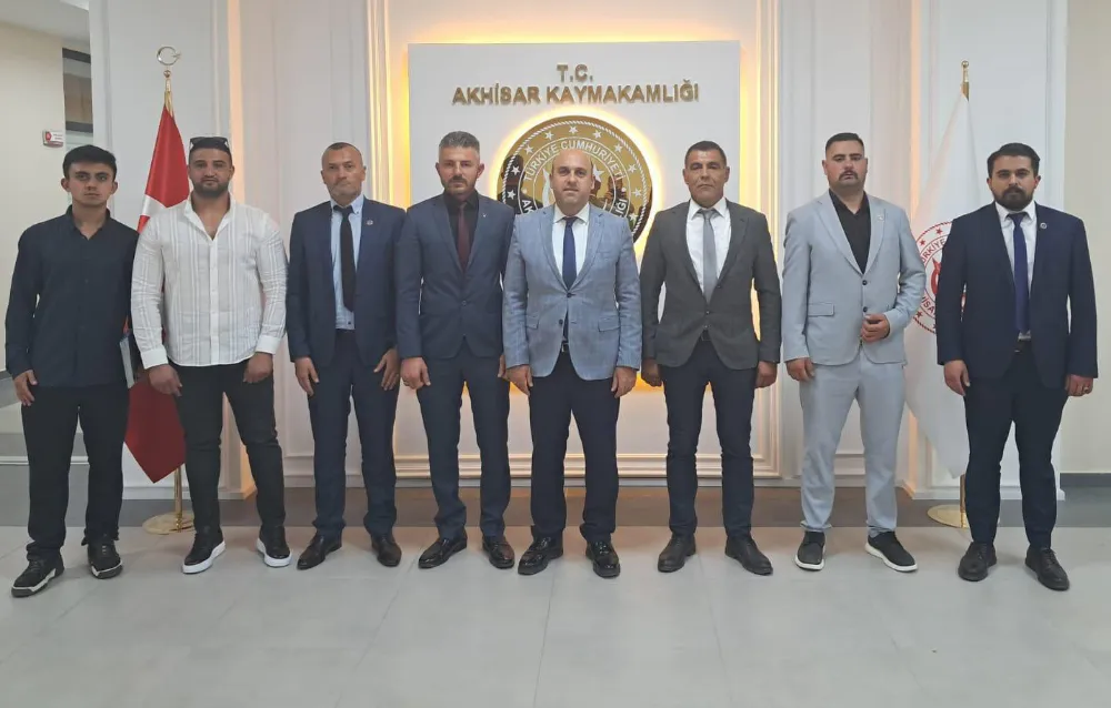 ÜLKÜ OCAKLARI BAŞKANI AKPINAR’DAN KAYMAKAMA ZİYARET
