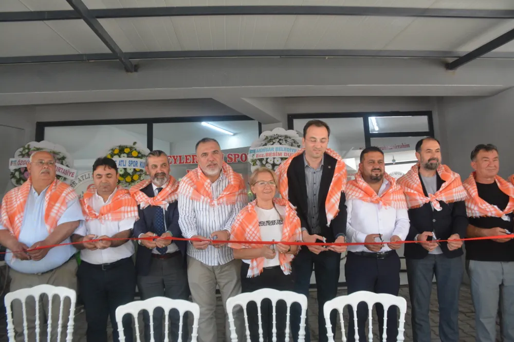 AKHİSAR BEYLER ATLI SPOR KULÜBÜ TÖRENLE AÇILDI