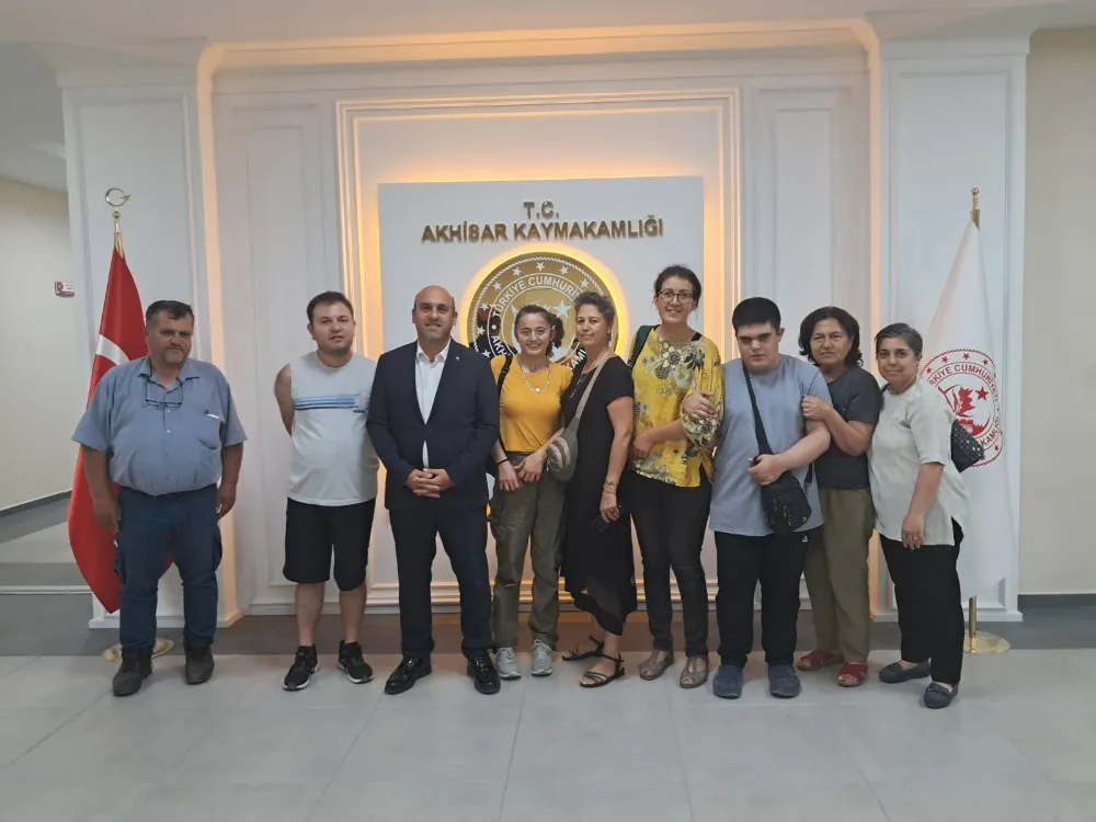 GÖKYÜZÜ ÇOCUKLARI DERNEĞİ’NDEN KAYMAKAM CAN’A ZİYARET