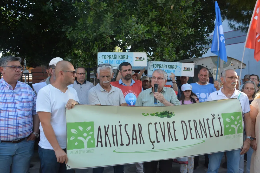 AKHİSAR’DAN MADEN YASASINA TEPKİ
