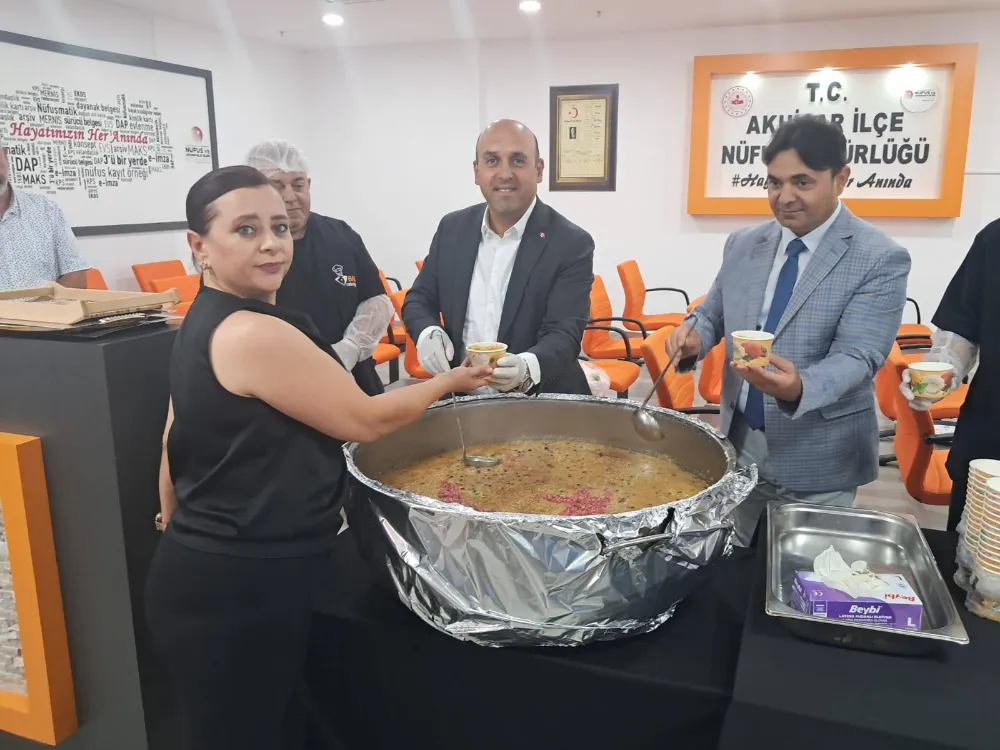 İLÇE NÜFUS MÜDÜRLÜĞÜNDEN AŞURE HAYRI