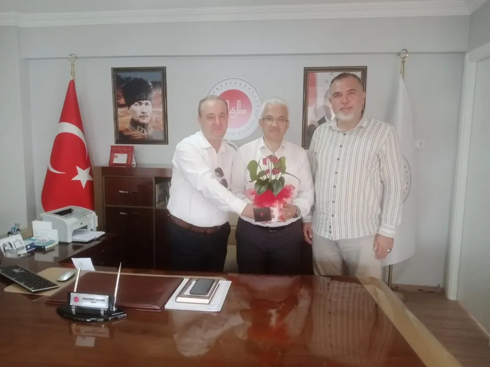 ÖZEL EĞİTİM KURUMUNDAN İLÇE MÜFTÜSÜNE ZİYARET