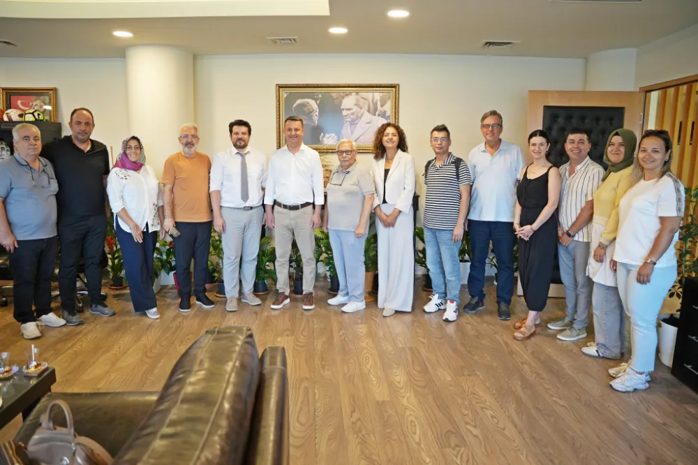 BAŞKAN EKREM KAYSERİLİ, BASIN MENSUPLARINI MAKAMINDA AĞIRLADI