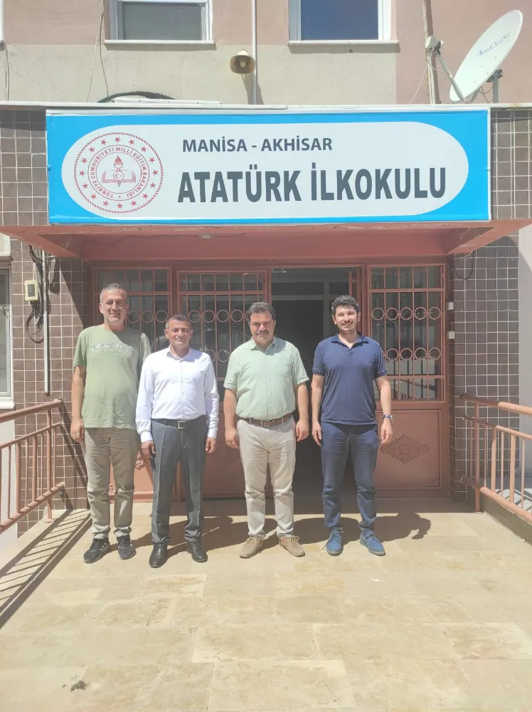 İLÇE MİLLİ EĞİTİM MÜDÜRÜ KARASU’DAN ATATÜRK İLKOKULU’NA HAYIRLI OLSUN ZİYARETİ