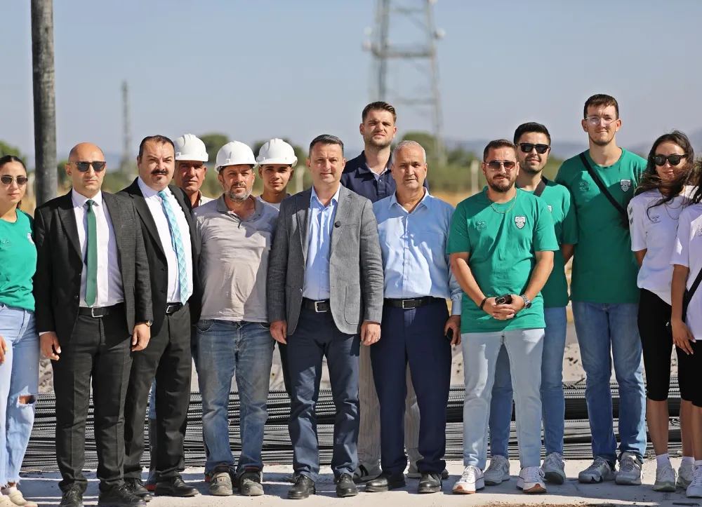 AKHİSAR BELEDİYESİ YENİ KAPALI SPOR SALONU’NUN TEMELİ ATILDI