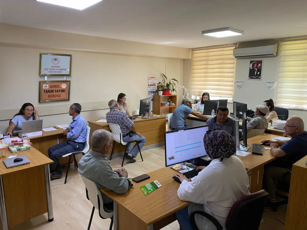 AKHİSAR’DA GENEL TARIM SAYIMI ÇALIŞMALARI SÜRÜYOR