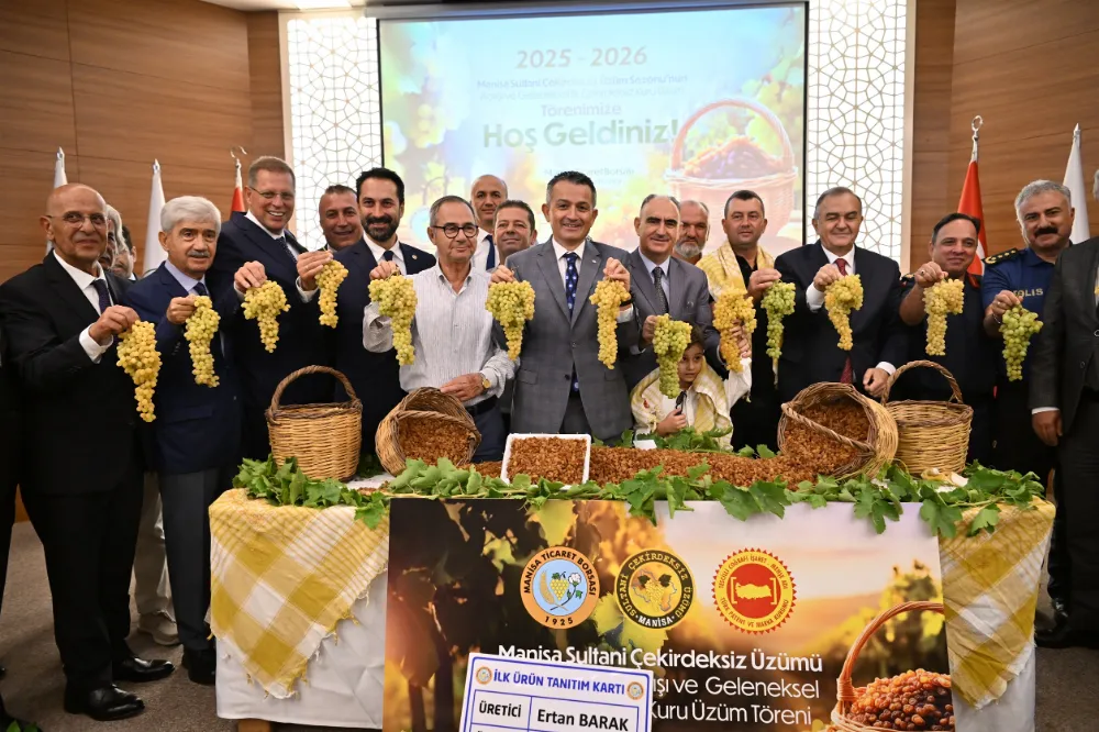 SULTANİ ÇEKİRDEKSİZ ÜZÜM SEZONU TÖRENLE AÇILDI