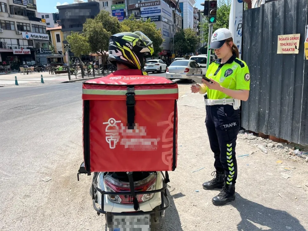 MOTOSİKLETLERE ÖZEL DENETİM YAPILDI