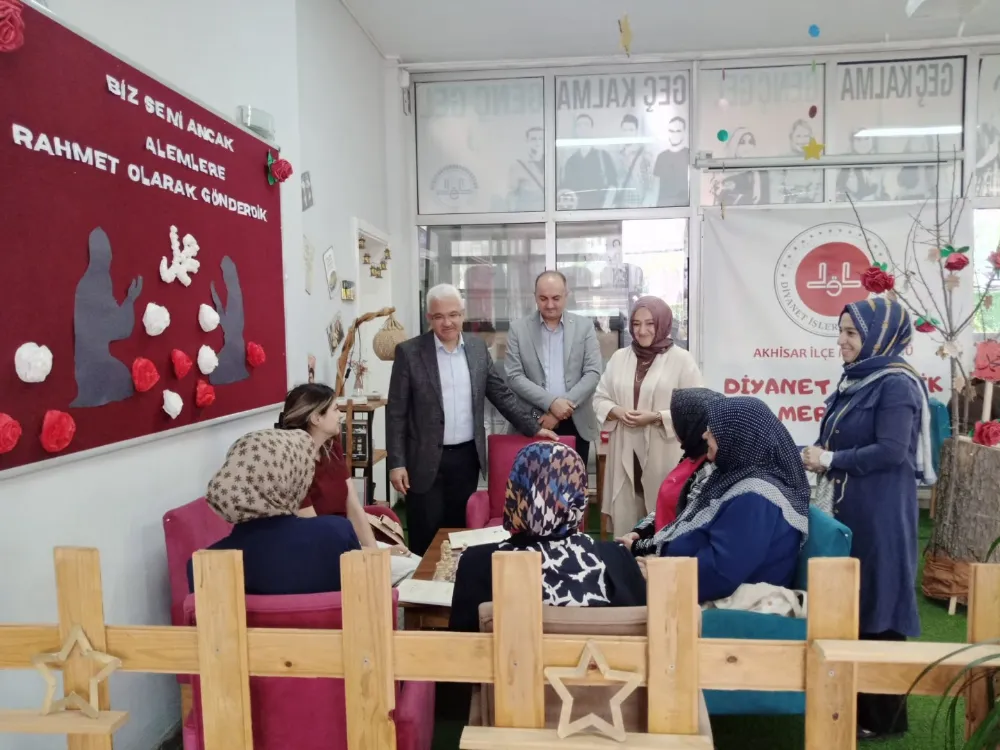 AKHİSAR MÜFTÜLÜĞÜNDEN ENGELLİLERE YÖNELİK KUR’AN KURSUNA ZİYARET