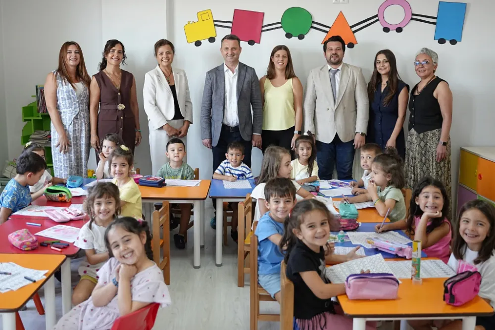 BAŞKAN KAYSERİLİ, YENİ EĞİTİM YILINA KREŞ ZİYARETİYLE BAŞLADI
